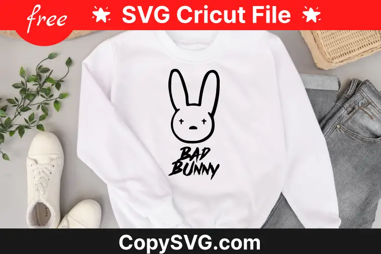 Bad Bunny Svg Free Cut File For Cricut (Updated 2023)